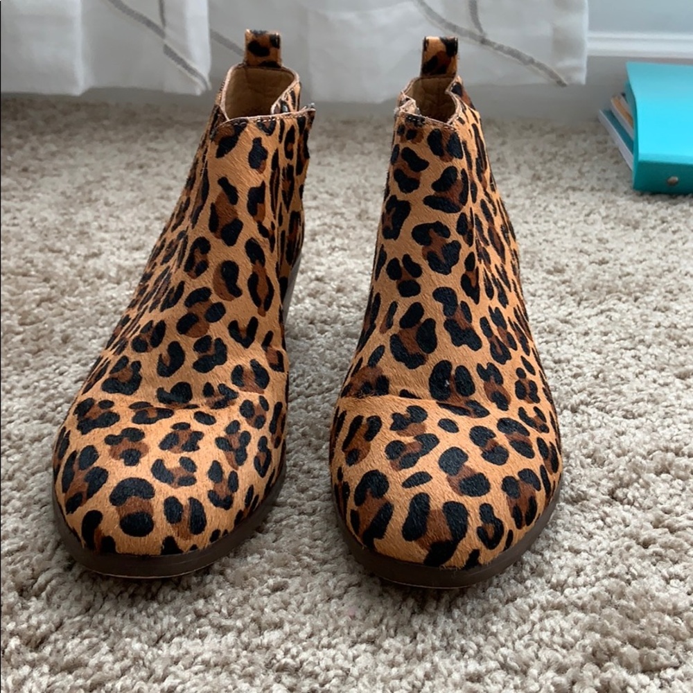 Cheetah booties